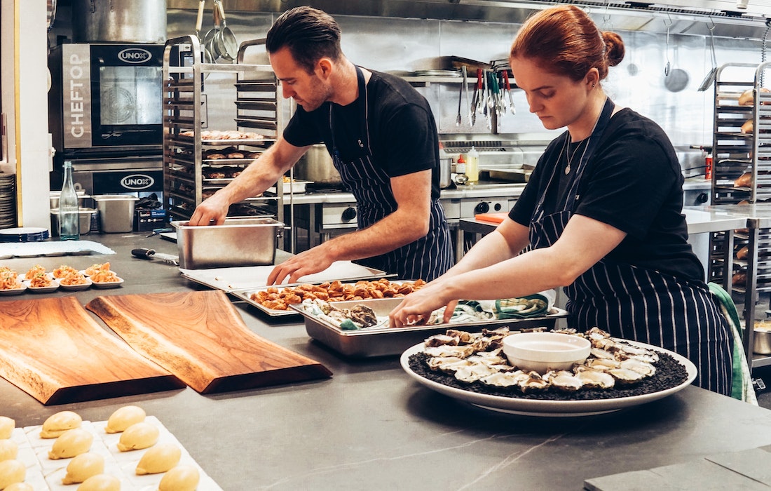 chefs at work